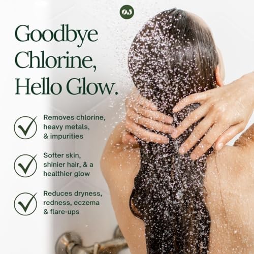Organic Jaguar Shower Filter, 22 Stage Water Shower Head Filter For Hard Water, Heavy Metals, Chlorine & Impurities, Supports Hair and Skin Health & Hydration, Easy Installation, Long Lasting, Chrome - Image 5