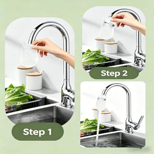 Faucet Filter Cotton Bag, Faucet Filter Cotton Bag for Kitchen Sink, Kitchen DIY Faucet Water Filter Bag for Scale, Sand and Sediments (50 PCS) - Image 6