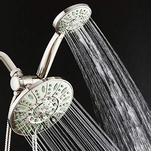 AquaDance Antimicrobial High Pressure 7" Rain & Handheld Shower Head Combo - Image 4