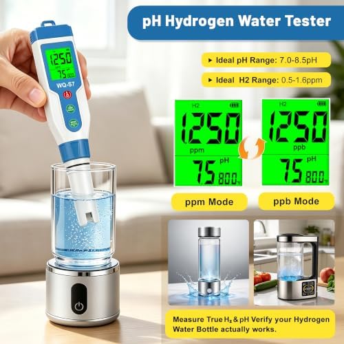 TDS Meter Digital Water Tester, Hydrogen pH ORP Meter for Water - Image 5