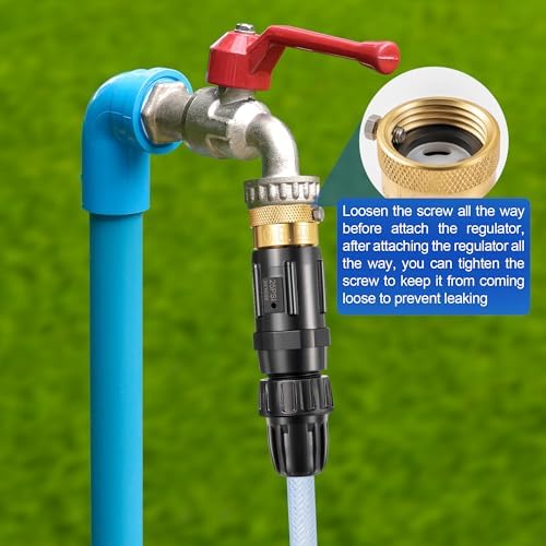 1 PC 25PSI Drip Irrigation Faucet Adapter Kit 1/2" Tubing to 3/4" Faucet - Image 4