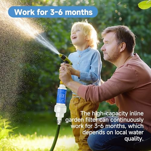 2 Pieces Calcium Inhibitor Filter for 3/4" Standard Garden Hose and Faucets - Image 5