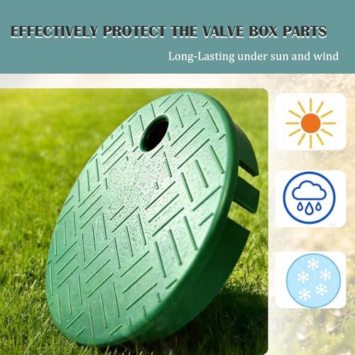 Ground Valve Box Cover Lid ID 5.5" OD 6" for Protecting Sprinkler Valves - Image 2