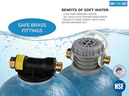 On The Go Portable Water Softener, 16,000 Grain Capacity, Double Softener, Standard Head, Made in USA - Image 3