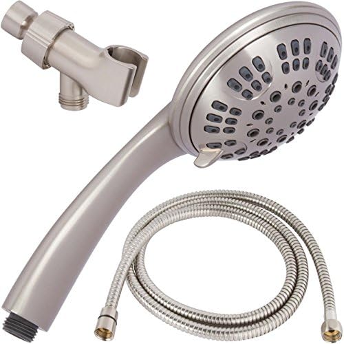 Aqua Elegante Luxury Handheld Shower Kit - 2.5 GPM - Brushed Nickel by AquaElegante