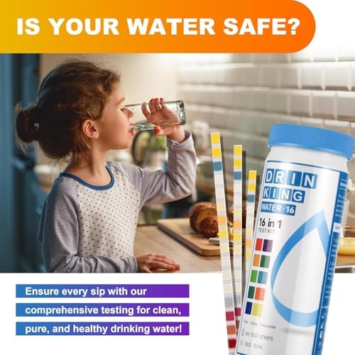 AAwipes Drinking Water Test Strips 17 in 1 50 Strips + 2 Bacteria Tester Kits, Complete Water Testing Kits for Home, Well, Tap Water, City Water, Flood Water Testing Strips (K03-50) - Image 3