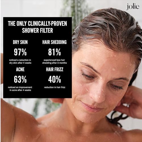 Jolie Replacement Shower Filter for Filtered Showerhead, Hair & Skin - Image 4