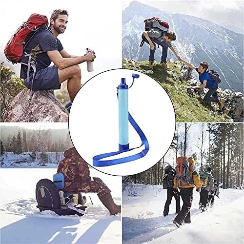 RYTM 3X Personal Water Filter Outdoor Portable Straw Emergency Survival Gear Filtration Water Solutions Emergency Survival Gear for Travel Hunting Fishing Outing - Image 7