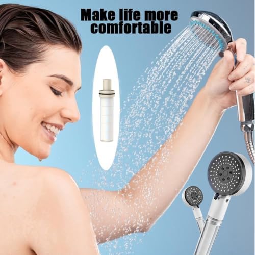 10 Piece Travel Shower Filter Cartridge Replacement, PP Cotton Portable Handheld Shower Water Filter Cartridge, Can Provide Cleaner Water Anytime, Anywhere - Image 3