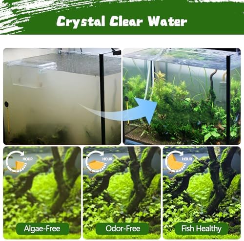 Aquarium Filter Floss 12 * 72 Inches,Dual Density Aquarium Filter Pad,Pond Filter Pad,Filter Media for Crystal Clear Water,Safe for Fish/Reef/Turtles - Image 3