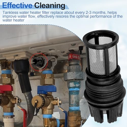 EGBD032 & DTJD006 Inlet Filter Kit fits Noritz Tankless Water Heater - Image 4