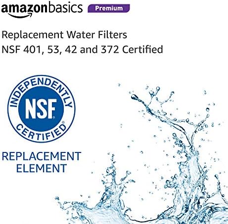 Amazon Basics Replacement Water Filter Cartridge Compatible with GE MWF Refrigerator, NSF Certified, Easy to Install, Leak-Proof, 2-Pack - Image 5