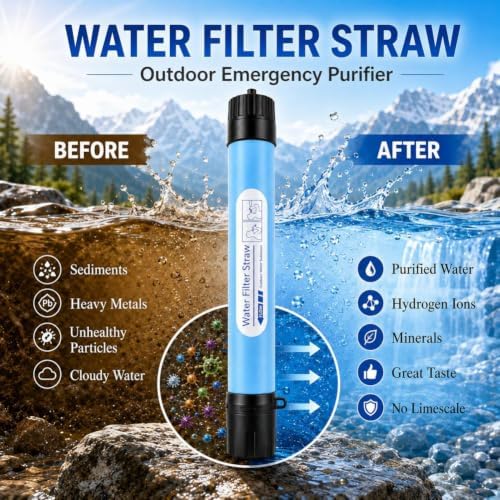 Survival Water Filter Kit, 1 Gallon Gravity Water Filter System - Image 4