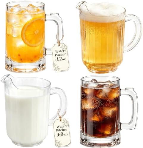 Plastic Beer Pitcher with Handle for Water Tea by VAKUKK