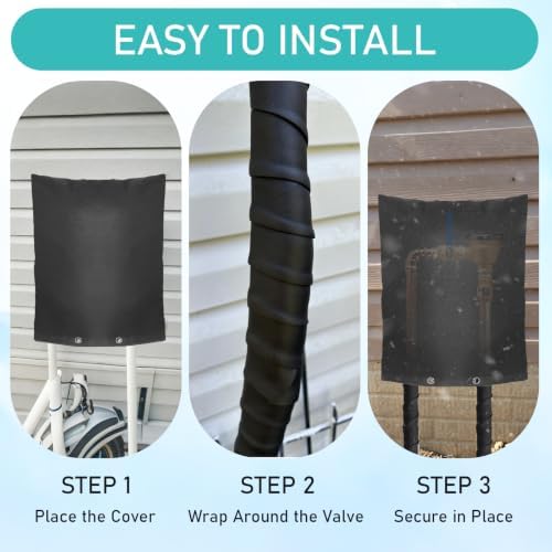 Backflow Preventer Cover 20"H x 17"W for Sprinkler Winter Freeze Protection - Image 5