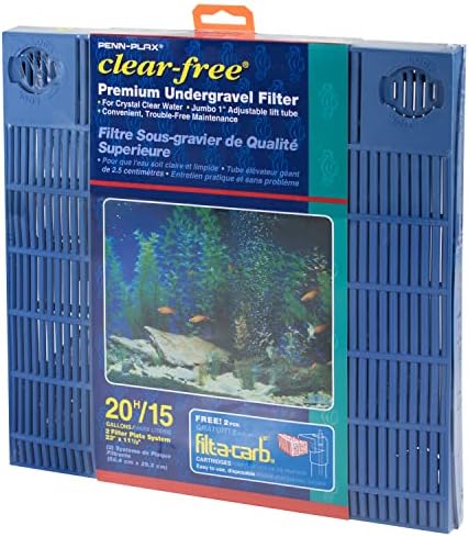 Penn-Plax Undergravel Aquarium Filter for 15-20 (high) Gallon Tanks - Image 2