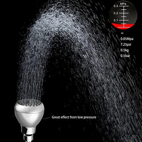 5 Pack High Pressure Shower Head - Powerful Bathroom Pressure Boosting Showerhead - Perfect Universal Replacement for Rain Shower Heads(Chrome) - Image 2