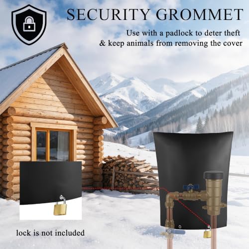 16"Wx20"H Backflow Preventer Insulation Cover, Sprinkler Covers for Outside - Image 5