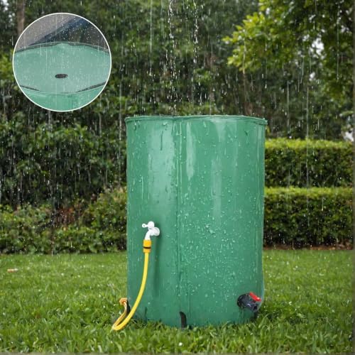 Rain Barrel 100 Gal, Collapsible Rain Collection Barrel, Water Storage Tank - Image 6