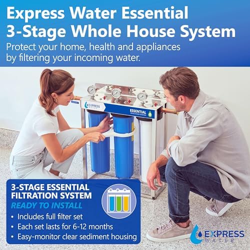 Express Water Whole Home Water Filter System, Essential Protection, 3-Stage - Image 2