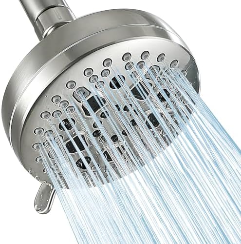 High-Pressure Rainfall Shower Head, 7 Adjustable Spray Modes – Luxurious Premium Water-Saving Design, 40-Second Installation, Adjustable & Easy-to-Clean Bathroom Shower Head by TRJIKAG
