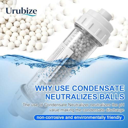 Condensate Neutralizer Kit for Rinnai 804000074 | Acid Condensate Neutralizer for Tankless Water Heater & Boiler with Transparent Window & Anti-Corrosion Pellets | pH Neutralization & COD Reduction - Image 2