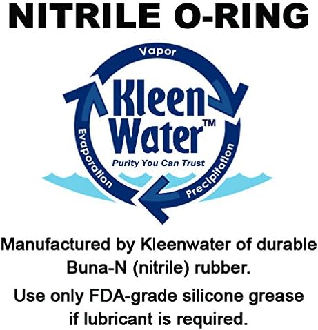 KleenWater Replacement O-Rings Compatible with Aqua-Pure AP101T / AP102T Whole House Water Filter Housing Qty(2), Includes Small Silicone Lubricant Packet for O-Rings (1) - Image 3