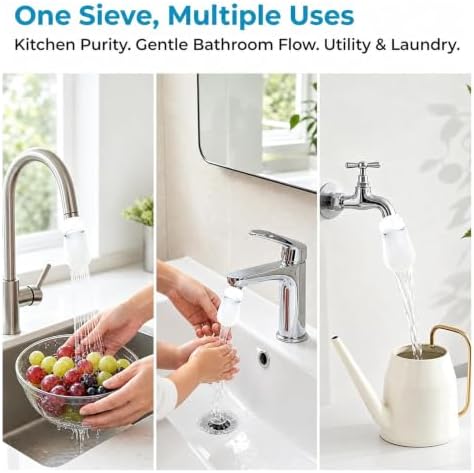 50PCS Faucet Filter Cotton Bag, High Density Faucet Filter, Faucet Sediment Filter – Keep Your Water Clean Every Day - Image 6