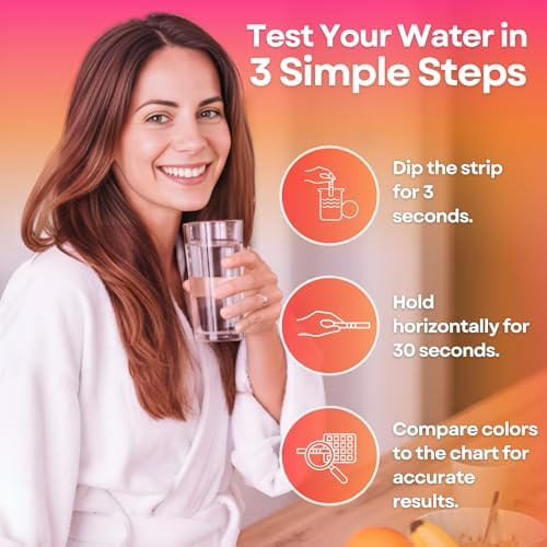 17-in-1 Drinking Water Test Kit -125 Parameters Tests Strips for Home, Tap and Well Water Quality Testing -Detects Hardness, Lead, Iron, pH, Copper, Fluoride & Chlorine-Easy Accurate Result - Image 3