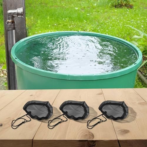 Mesh Cover for Rain Barrels 30cm Polyester Netting with Drawstring Fits Up to 28cm Diameter for Garden and Outdoor Use 3 Pack - Image 5