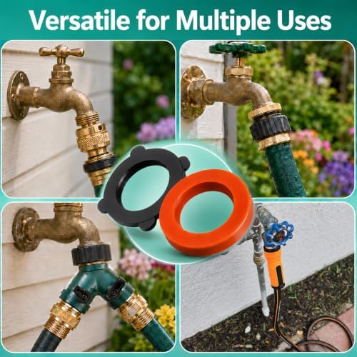 XBVV 84 Pcs 5 Size Pressure Washer O-Rings & Garden Hose Gasket Rubber Seal - Image 3