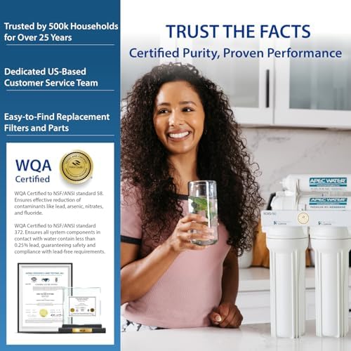 APEC Water ROES-50, 5-Stage Under Sink Reverse Osmosis System, 50 GPD - Image 6