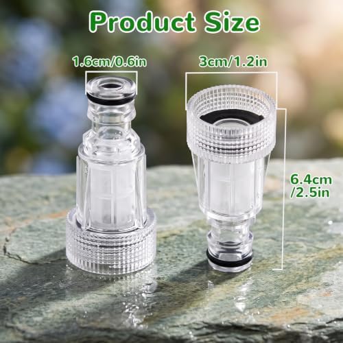 6 Pack Water Inlet Filter Connector Compatible with DEWALT Washers - Image 3