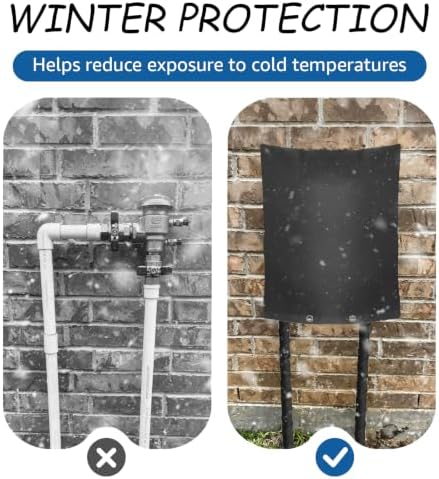Backflow Preventer Insulation Cover for Winter Protection 20" H x 17" W - Image 7