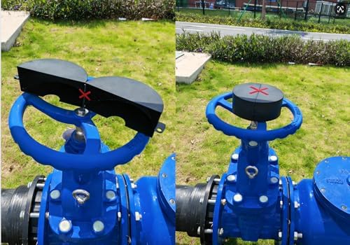 Water Spigot Lock,Tamper-Proof and Weather Resistant, fits 1.5" to 6" handwheels. Ideal Protective Cover for Industrial Pipeline gate valves Indoor and Outdoor. - Image 4