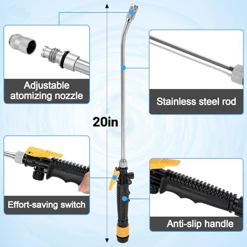 PAMASE RV Water Heater Tank Rinser, Flush Wand for Camper Sediment Cleaning - Image 6