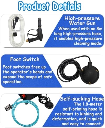 Multifunctional Condenser Pipeline Cleaning Machine 110V/220V, 3-in-1 HVAC Tube Cleaner with 24.9ft Flexible Shaft, Electric Descaling Tool for 0.2-0.8in Pipe Diameter - Image 4
