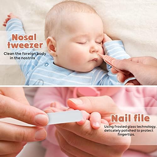 Baby Nail Clippers Set with Cute Case, Infant Fingernail and Toenail File Kit for Newborn Manicure and Pedicure, New Mom Grooming Gift - Image 5