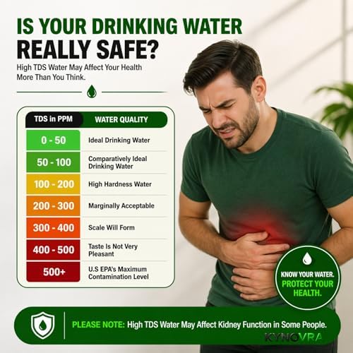 Digital TDS Meter Water Tester – Accurate PPM Measurement for Drinking Water, RO Systems, Aquariums & Pools - Image 5