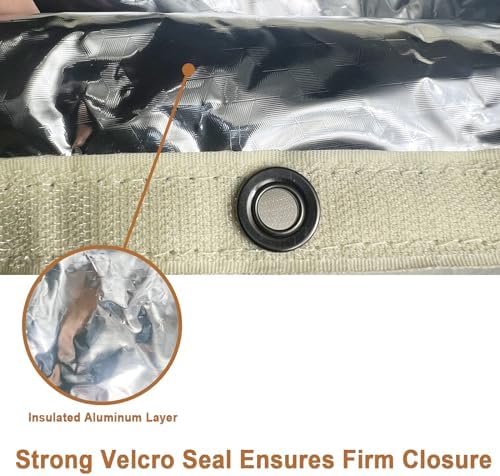 Backflow Preventer Insulation Cover,Pipe Insulation,Outdoor Pipe Covers For Winter Freeze Protection,Outdoor Faucet Covers For Winter Freeze Protection,Insulated Pipe Covers For Outside (30w*24h) - Image 6
