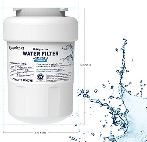 Amazon Basics Replacement GE MWF Refrigerator Water Filter Cartridge - Advanced Filtration (Pack of 2) - Image 4