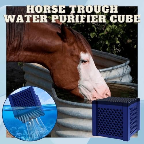 Pure Cube Water Trough Filter - Activated Carbon Filters for Horse Troughs, Fish Tanks, Ponds & Livestock Tanks - Super Strong Filtration & Odor Control - Honeycomb Charcoal Cube (2Pcs) - Image 3