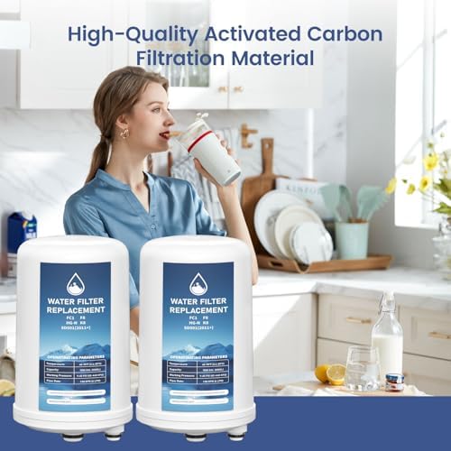 FC1 HG-N F8 Water Filter Replacement Cartridge Compatible with Enagic Leveluk K8, SD501 (2011+), JRIV 8-Plate Ionizer Machines Alkaline Water System, Pack of 2 - Image 7
