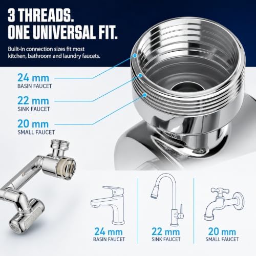 6pcs Filter Cartridges for Rotating Faucet Extender - Image 3