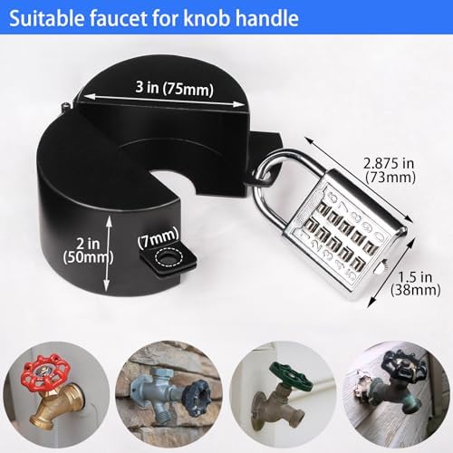 Outdoor Faucet Lock Prevents Water Theft and Reduces Water Waste - Image 4