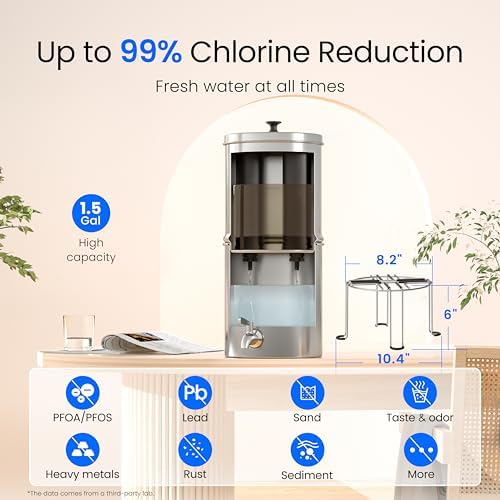 Waterdrop TK15-A-S Gravity Water Filter System, NSF/ANSI 42&372 Certified - Image 6