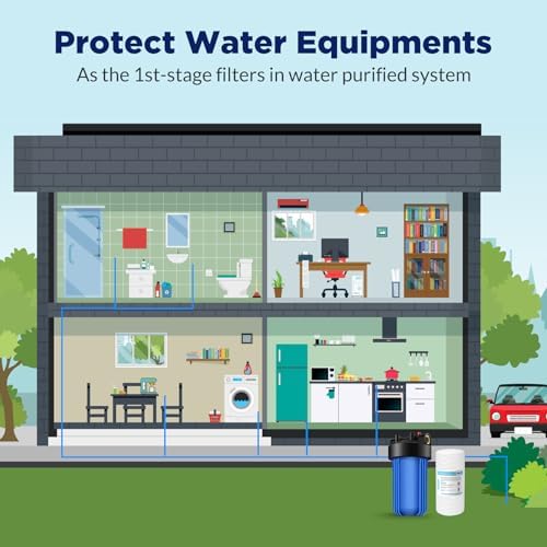 Membrane Solutions String Wound Whole House Water Filter Replacement - Image 6