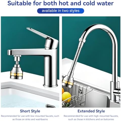 Sink Faucet Sprayer Attachment, Rotatable Faucet Sprayer Head - Image 5