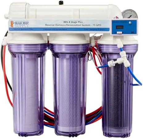 Bulk Reef Supply 4 Stage Value Plus 75 GPD RO/DI Reverse Osmosis Deionization System by Unknown