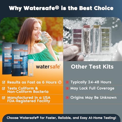 Watersafe® Bacteria Water Test Kit – USA-Made – Results as Fast as 6 Hours – Detects Coliform (Inc. E. coli) & Non-Coliform Bacteria in Drinking, Well & Tap Water – Lab-Quality Testing – 12 Pack - Image 5